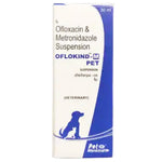 Mankind Oflokind M Pet (Ofloxacin & Metronidazole) Suspension for Dogs and Cats